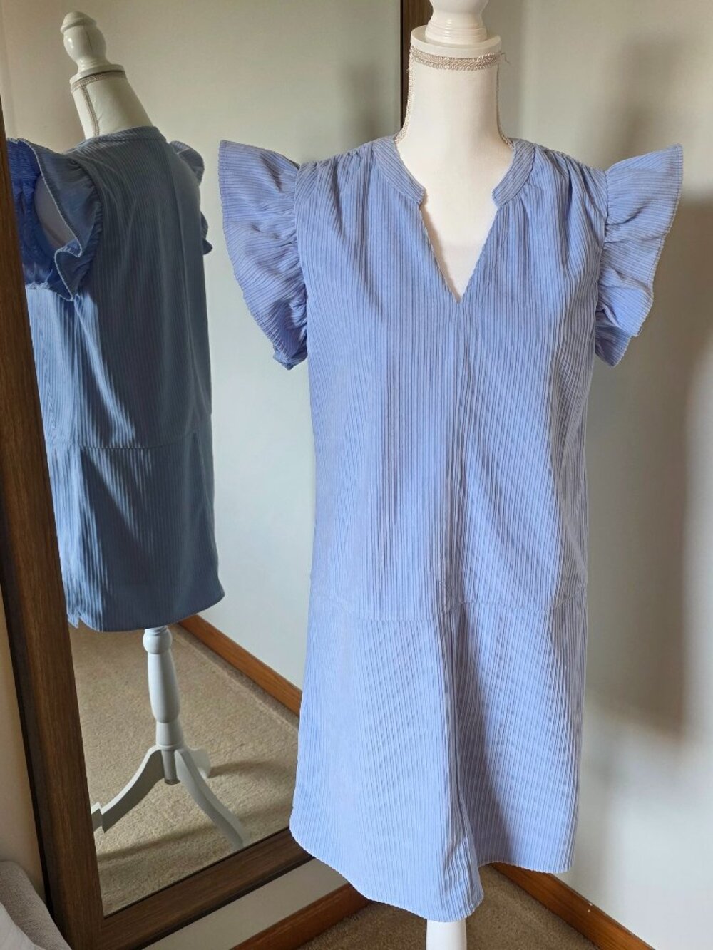 THML Striped Corduroy Like Dress